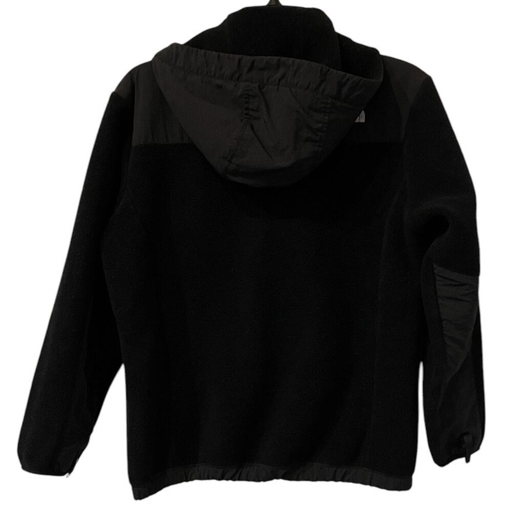 The North Face Girls L Hoodie Fleece Full Zip Jacket Black - Picture 9 of 10